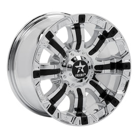 RBP 94R 18x10 6x135/139.7 BP / 6 BS 10mm Offset 87mm CB (Hub Centric) Chrome w/Black Inserts Wheel 94R-1810-70+10C