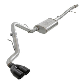 aFe Vulcan Series 3in 304SS Exhaust Cat-Back w/Blk Tip 2019 GM Silverado/Sierra 1500 V6-4.3L/V8-5.3L 49-34106-B