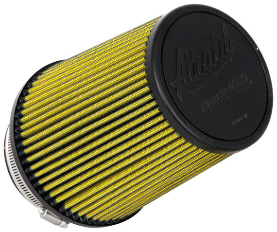 Airaid Universal Air Filter - Cone 4in Flange x 6in Base x 4-5/8in Top x 7in Height - Synthamax 705-456