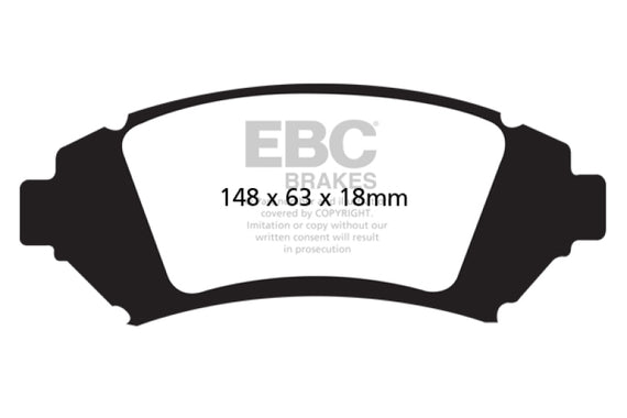 EBC 05 Buick Le Sabre (FWD) 3.8 (16in Wheels) Ultimax2 Front Brake Pads UD1076