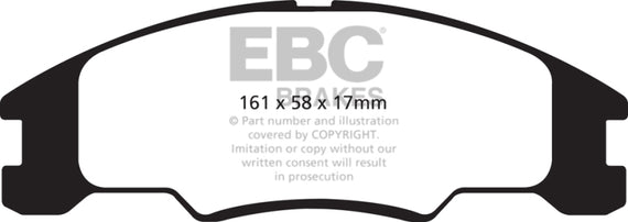EBC DP31822C REDSTUFF CERAMIC PERFORMANCE BRAKE PADS - FRONT DP31822C