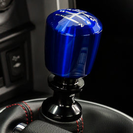 Raceseng Ashiko Shift Knob (Gate 2 Engraving) Camaro SS / ZL1 Adapter - Blue Translucent 08311BLT-08012-0812012