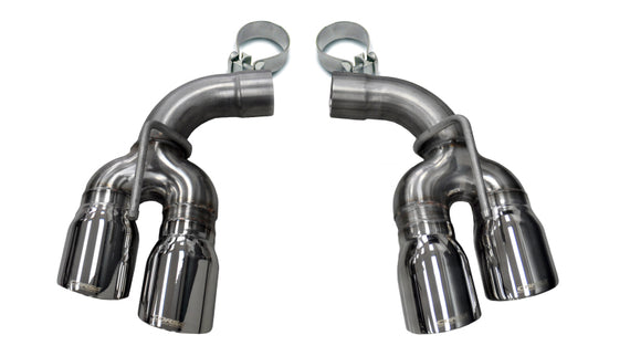 Corsa 2017-2024 Chevy Camaro SS 2.75in Inlet / 4in Outlet Polished Tip Kit (For Corsa Exhaust Only) 14774
