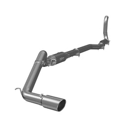 MBRP Aluminized 4" Single Turbo Back Exhaust System - Installer Series - S6150AL S6150AL