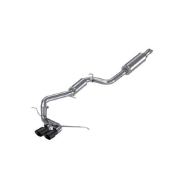 MBRP XP Dual Center 3" Cat Back w/BLACK TIP Fits 2013-2018 Ford Focus ST S4200409BT