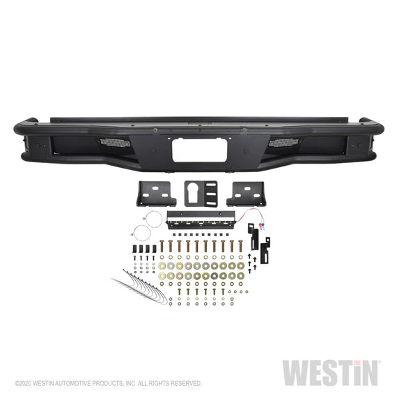 Westin 19-20 Chevy/GMC Silverado/Sierra 1500 2019-2020 Outlaw Rear Bumper - Textured Black 58-81215