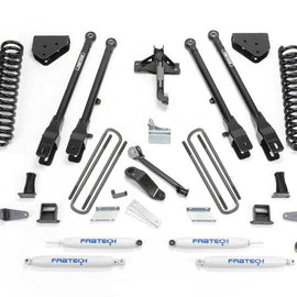 Fabtech 08-16 Ford F250/350 4WD 8in 4Link Sys w/Coils & Rr Lf Sprngs & Perf Shks K2129