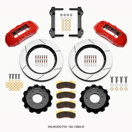 Wilwood 140-13865-R TX6R Big Brake Truck Front Brake Kit, Red 140-13865-R