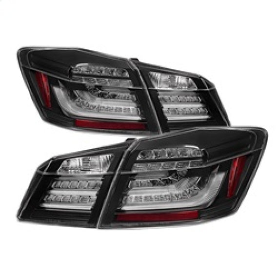 Spyder Honda Accord 2013-2016 4DR LED Tail Lights Black ALT-YD-HA13-LED-BK 5081643