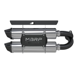 MBRP 2014 Polaris RZR XP 1000 Stacked Dual Slip-On Performance Series Exhaust AT-9516PT