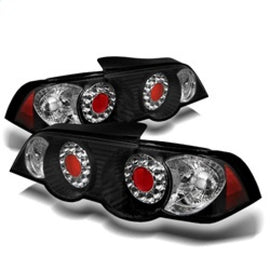 Spyder Acura RSX 02-04 LED Tail Lights Black ALT-YD-ARSX02-LED-BK 5000361