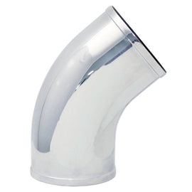 Spectre Universal Intake Elbow Tube (ABS) 3in. OD / 45 Degree - Chrome 87381