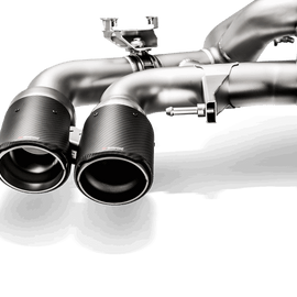 Akrapovic Evolution RIGHT Tail Pipe Carbon w/ Red/White Logo for 18+ BMW M5 F90 TP-CT/47/RS/R