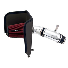 Spectre 07-11 Toyota Tundra V8-5.7L F/I Air Intake Kit - Polished w/Red Filter 9963