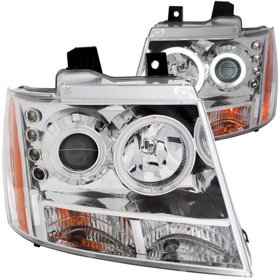 Anzo USA Projector Headlights CRM w/ Halo CCFL for Chevy Tahoe/Avalanche 07-13 111108