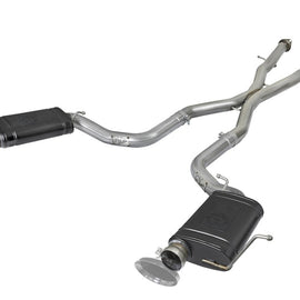 aFe MACHForce XP 12-17 Jeep Grand Cherokee WK2 SRT8 V8-6.4L 304SS Cat-Back Exhaust w/o Resonator 49-38058