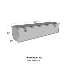 Westin/Brute HD Under Body 18in x 60in Drop Down Door - Aluminum 80-HUB1860