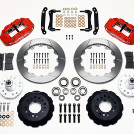 Wilwood Narrow Superlite 6R Front Hub Kit 12.88in Red 79-81 Camaro 140-10492-R