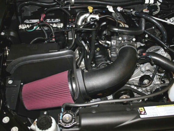 Airaid 07-11 Jeep Wrangler JK 3.8L CAD Intake System w/ Tube (Oiled / Red Media) 310-208