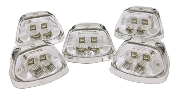 Putco 94-98 RAM - Clear - 5pc Kit (Amber) LED Roof Lamps (Replacement) 900532