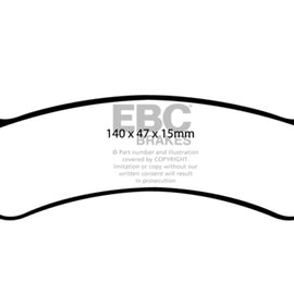 EBC 92-94 Jeep Grand Cherokee 4.0 Yellowstuff Rear Brake Pads DP41129R