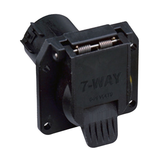 Westin 7-Way U.S. Car Replacement Connector (Repl OEM Applications) - Black 65-75015