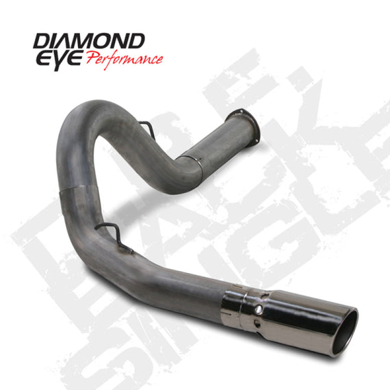 Diamond Eye KIT 5in DPF-BACK Single SS 07.5-08 CHEVY 6 6L 2500/3500 PCKGD BX46X14X14OD EL-PL K5134S