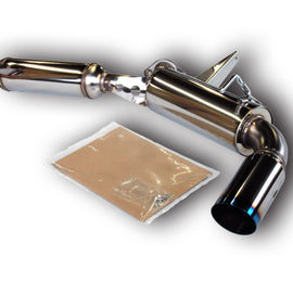 HKS 32003-BM002 Hi-Power Ti Axle-Back Exhaust; For 2008 Mitsubishi Lancer 32003-BM002