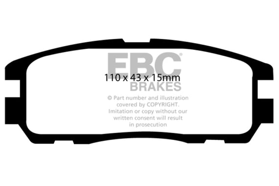 EBC 96-98 Acura SLX 3.2 Ultimax2 Rear Brake Pads UD580