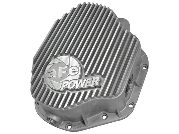 aFe Rear Differential Cover (Raw; Street Series); Dodge Diesel Trucks 94-02 L6-5.9L (td) 46-70030