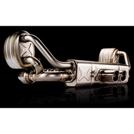 Akrapovic 09-12 Porsche 911 GT3/RS 3.8 Evolution Line w/ Header (Titanium) - Req S-PO997GT3FLE