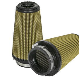 aFe Magnum FLOW Pro GUARD 7 Replacement Air Filter (Pair) F-3.5 / B-5 / T-3.5 (Inv) / H-8in. 72-91117-MA