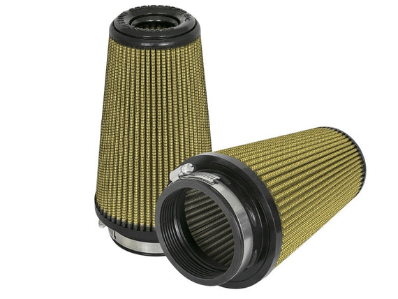 aFe Magnum FLOW Pro GUARD 7 Replacement Air Filter (Pair) F-3.5 / B-5 / T-3.5 (Inv) / H-8in. 72-91117-MA