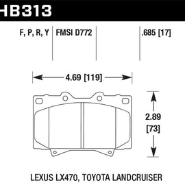 Hawk Performance HB313P.685 HB313P.685