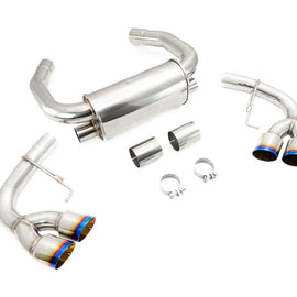 Megan Supremo Axle Back Exhaust for BMW M5 F90 17+ Blue Rolled Tips MR-ABE-BF90-VO