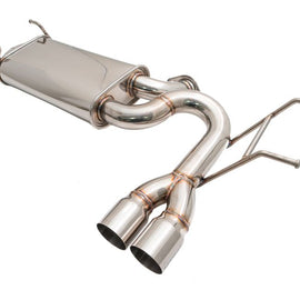 Megan Axle Back Exhaust for Mazda MX-5 16+V2 Twin-Loop Dual Tip-Fits OEM MIDPIPE MR-ABE-MMX515-V2