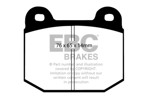 EBC BLUESTUFF NDX TRACK/RACE  BRAKE PADS REAR DP51537 DP51537NDX