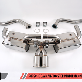 AWE Tuning Performance Muffler Fits 2005-2008 Porsche Boxster/ 2006-2008 Cayman 3010-11036
