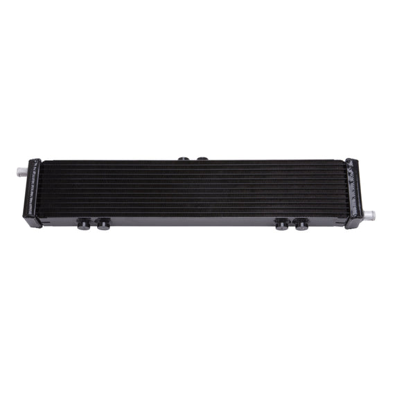 Edelbrock Heat Exchanger Single Pass Dual Row 22 000 Btu/Hr 26 5In W X 5In H X 2 62In D Black 15406
