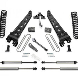 Fabtech 17-21 Ford F250/F350 4WD Diesel 4in Rad Arm Sys w/Coils & Dlss Shks K2215DL