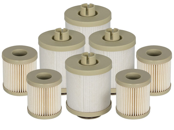 aFe Pro GUARD D2 Fuel Filter 03-07 Ford Diesel Trucks V8 6.0L (td) (4 Pack) 44-FF006-MB