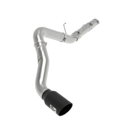 aFe Large-Bore HD 5in 409SS DPF-Back Exhaust System w/Black Tip for 19-20 Ram Di 49-42078-B