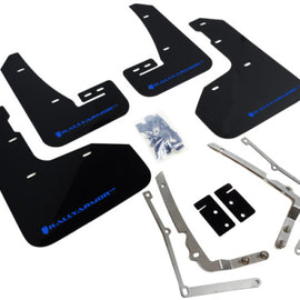 Rally Armor 15-17.5 MKVII VW Golf R Black UR Mud Flap w/Blue Logo MF40-UR-BLK/BL