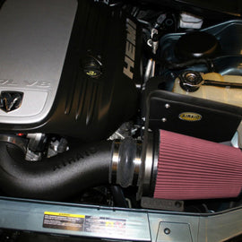 Airaid 06-10 Charger / 05-08 Magnum 5.7/6.1L Hemi CAD Intake System w/ Tube (Dry / Red Media) 351-199