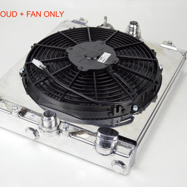 CSF 2858F All-Aluminum Fan Shroud w/ 12-inch SPAL fan For 92-00 Honda Civic NEW 2858F