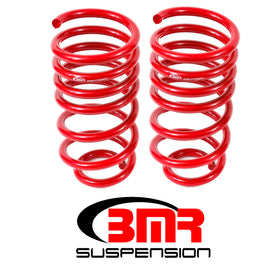 BMR 10-15 5th Gen Camaro V8 Rear Lowering Springs - Red SP024R
