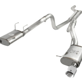 aFe MACHForce XP Cat-Back Exhaust 3in SS w/ Polished Tips 11-14 Ford Mustang GT V8 5.0L 49-43049-P