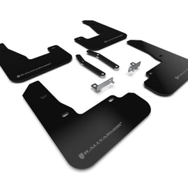 Rally Armor 19-21 Hyundai Elantra GT N Line/i30 Black UR Mud Flap w/Grey Logo MF59-UR-BLK/GRY