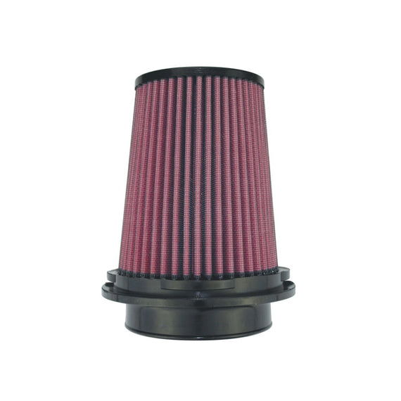 Injen 8-Layer Oiled Cotton Gauze Air Filter 4.0in ID/ 6.0in Base / 6.3in Height / 4in Top X-1112-BR