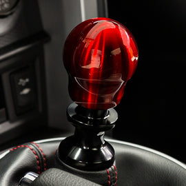 Raceseng Contour Shift Knob (No Engraving) 9/16in.-18 Adapter - Red Translucent 08231RT-0801X-0811056